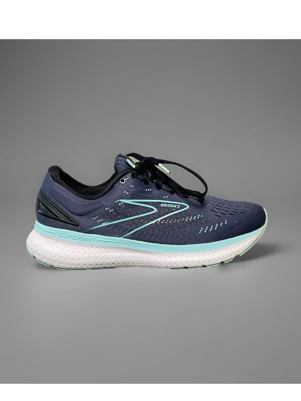 Brooks Glycerin 19 Women's Blue Running Shoes Size 8.5B